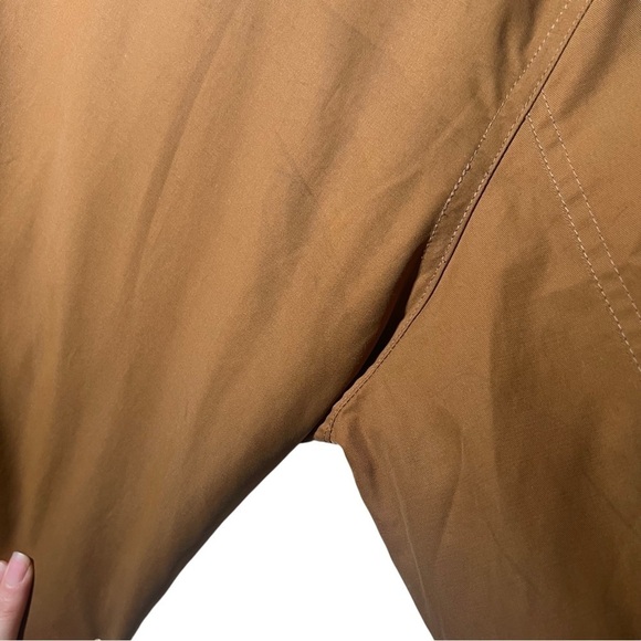 Barbour By Alexa Chung Brown Glenda Trench Coat in Monks Robe US 10 - Picture 13 of 14